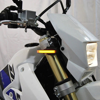 New Rage Cycles (NRC) Suzuki DRZ400 Front Turn Signal Kit