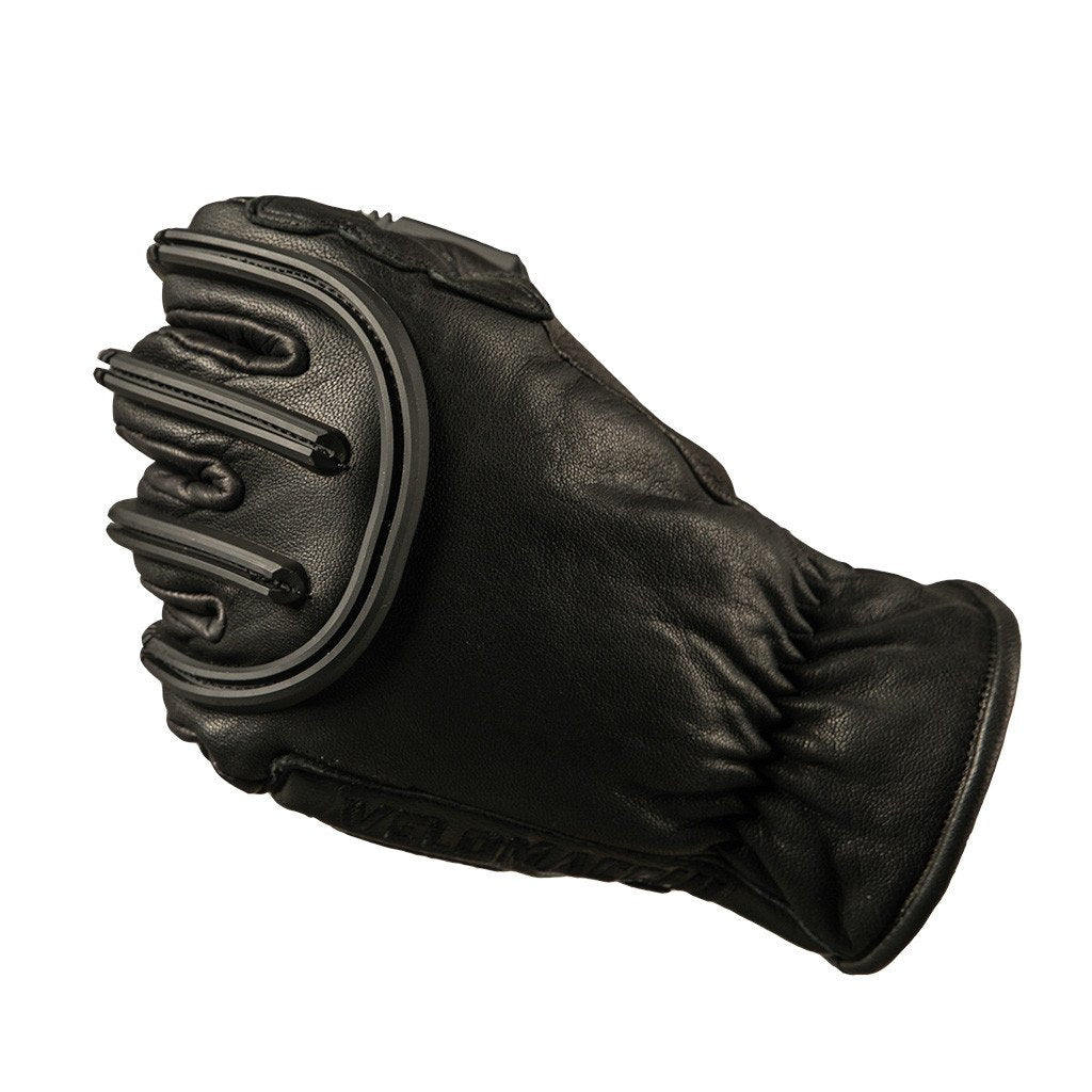 VELOMACCHI SPEEDWAY GLOVES - BLACK / BLACK