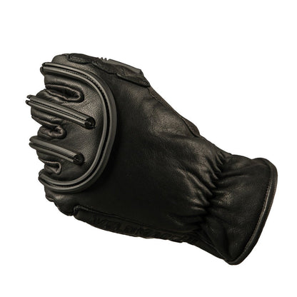 VELOMACCHI SPEEDWAY GLOVES - BLACK / BLACK