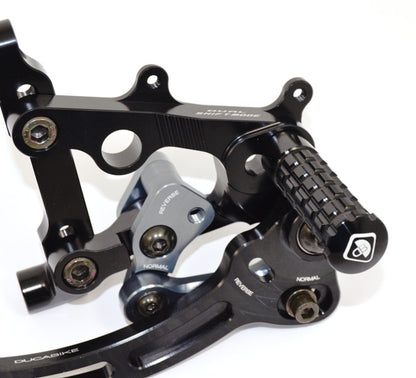 DBK Special Parts (Ducabike) Type 3 TEAM ASPAR Adjustable Rearsets for the Ducati Panigale 1299 / 1199 / 959 / 899 & Superleggera