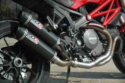 QD Exhaust Twin Slip-on - Ducati MONSTER 1100 EVO (2011-13)