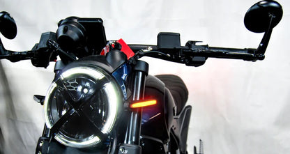 New Rage Cycles (NRC) Front Turn Signals for the Ducati Scrambler 800 (2023+)