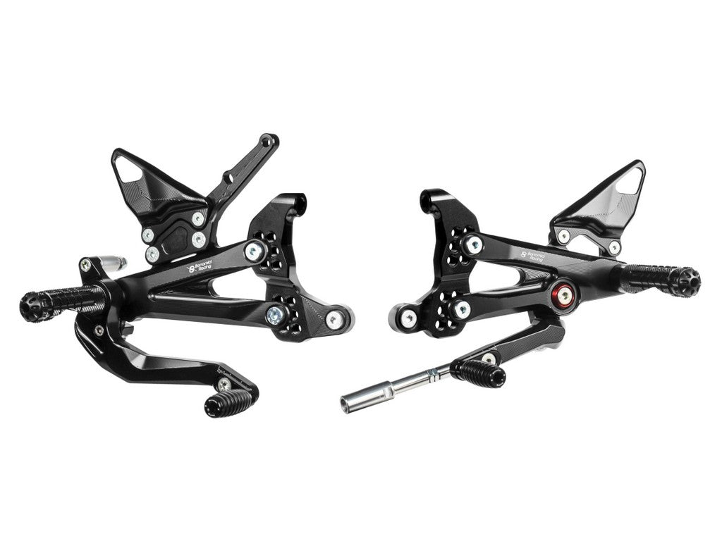 Bonamici Racing Aluminium Rearsets for the Ducati Streetfighter V4 2020+