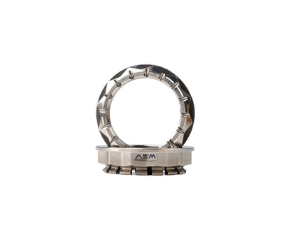 AEM FACTORY - DUCATI'S WITH SINGLE SIDED SWINGARM LARGE TITANIUM REAR WHEEL NUTS