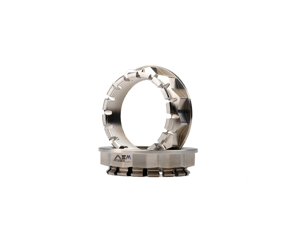 AEM FACTORY - DUCATI'S WITH SINGLE SIDED SWINGARM LARGE TITANIUM REAR WHEEL NUTS