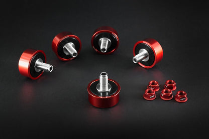 AEM FACTORY - 5 DUCATI TITANIUM CUSH DRIVES WITH COLOR MATCHED ALUMINUM NUTS