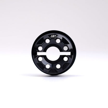 AEM FACTORY - 'DRILL' ALUMINUM STEERING HEAD NUT FOR DUCATI Hypermotard 950, 939, and 821