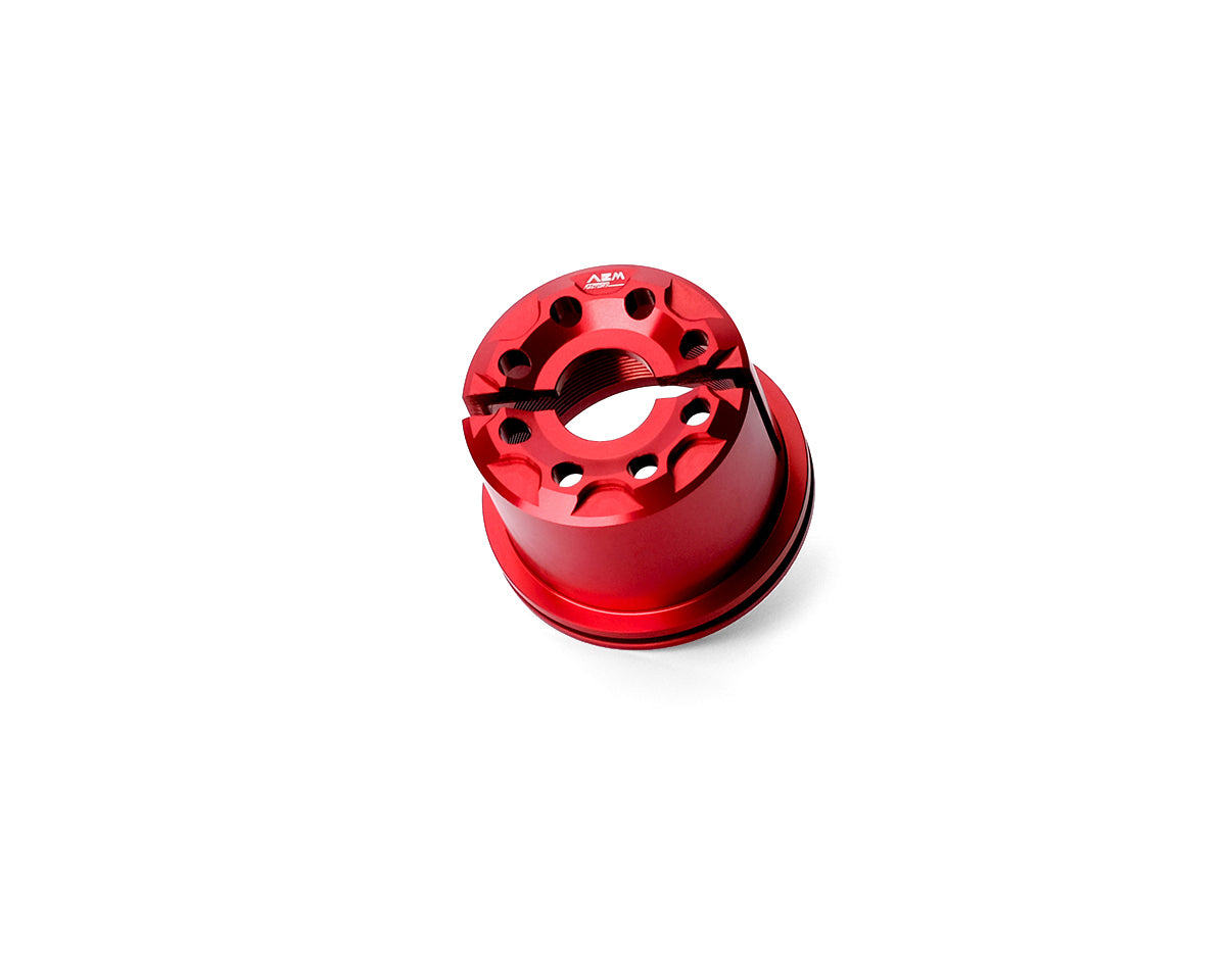AEM FACTORY - 'DRILL' ALUMINUM STEERING HEAD NUT FOR Ducati Panigale 899 / 959 / 1199 / 1299, Superleggera, V2, V4 R, V4 SP