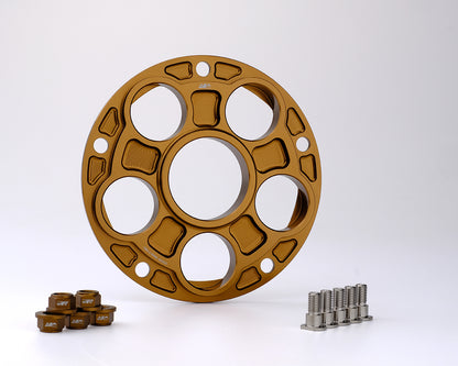 AEM FACTORY - 'CINQUE FORI' DUCATI ALUMINUM 5 HOLE QUICK CHANGE SPROCKET CARRIER