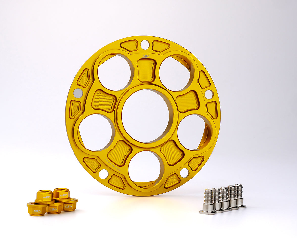 AEM FACTORY - 'CINQUE FORI' DUCATI ALUMINUM 5 HOLE QUICK CHANGE SPROCKET CARRIER