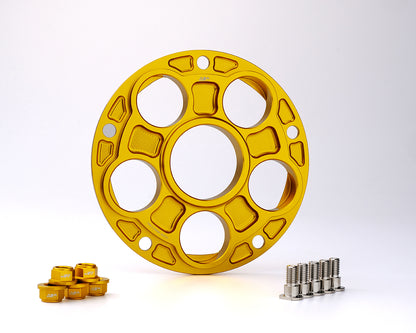AEM FACTORY - 'CINQUE FORI' DUCATI ALUMINUM 5 HOLE QUICK CHANGE SPROCKET CARRIER