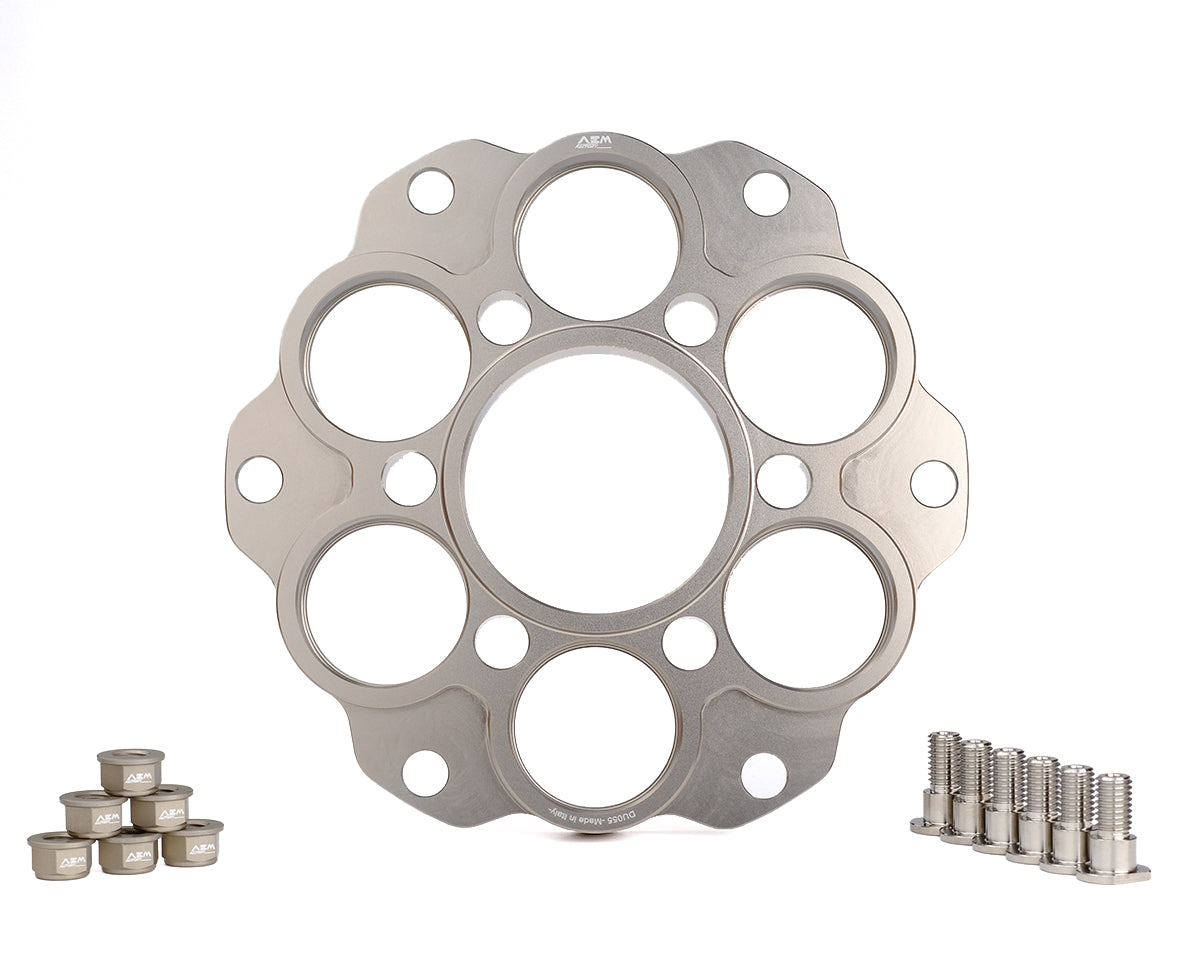 AEM FACTORY - DUCATI ALUMINUM 6 HOLE QUICK CHANGE SPROCKET CARRIER FOR PANIGALE  MONSTER 1200  & SUPERSPORT /S