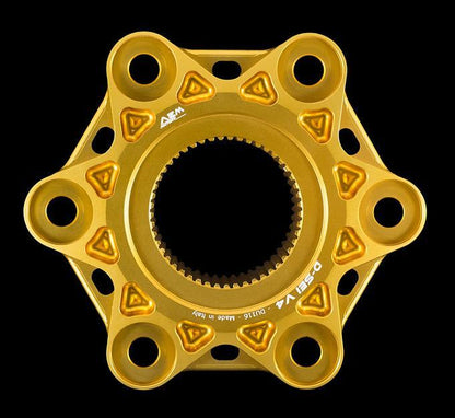AEM FACTORY - D-SEI DUCATI 6 HOLE ALUMINIUM BILLET LIGHTWEIGHT HUB FLANGE for Ducati Panigale / Streetfighter V4 / S / R / Speciale