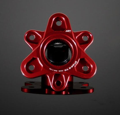 AEM FACTORY - STAR-6 DUCATI 6 HOLE ALUMINIUM BILLET LIGHTWEIGHT HUB FLANGE for Ducati Panigale / Streetfighter V4 / S / R / Speciale