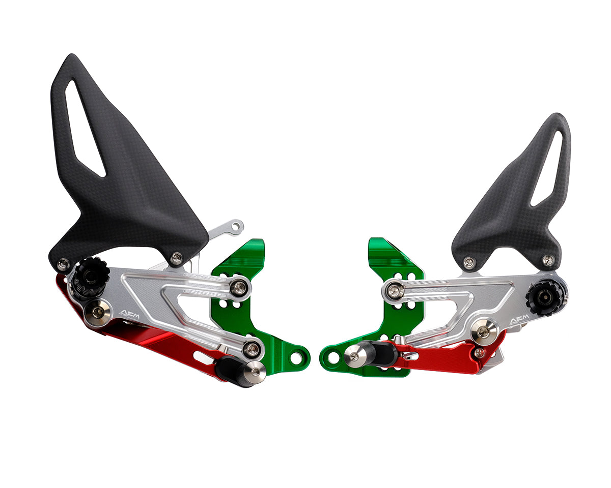 AEM FACTORY - Ducati Streetfighter V4 / S / SP Billet Rearsets