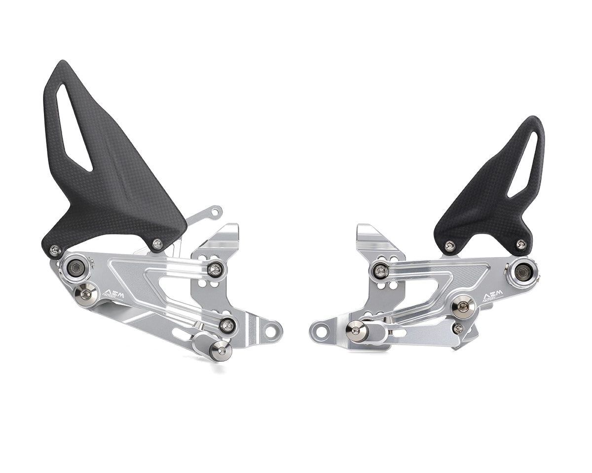 AEM FACTORY - Ducati Panigale V4 / R / S Billet Rearsets (18-24)