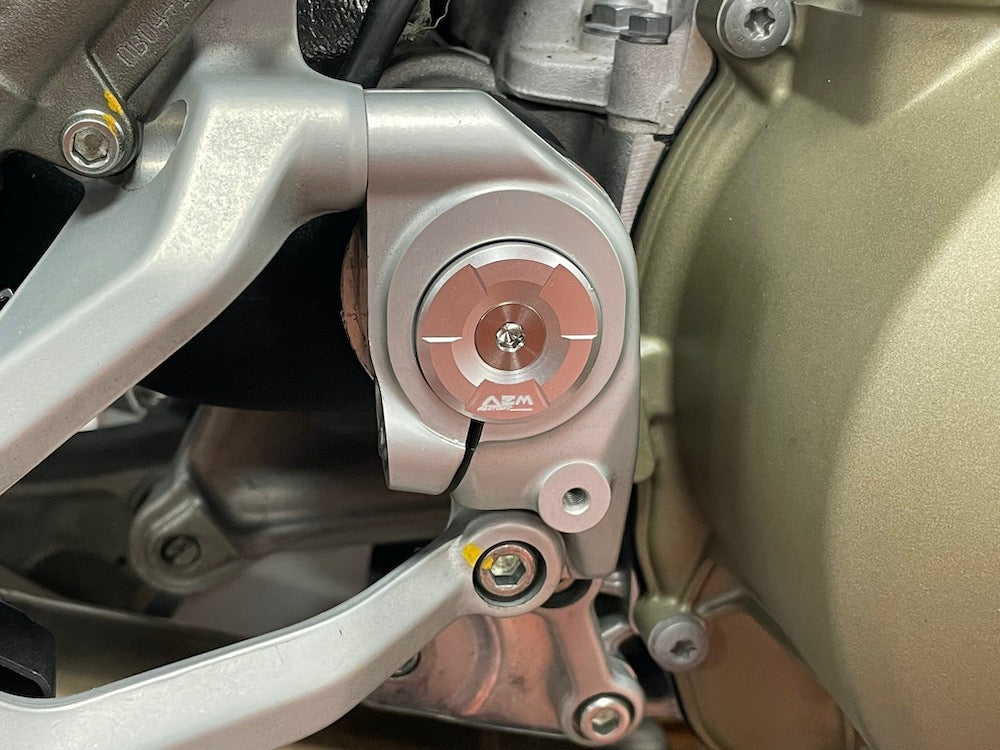 AEM FACTORY - DUCATI PANIGALE / STREETFIGHTER V4 FRAME PLUG KIT PLUS TITANIUM ENGINE / FRAME BOLTS