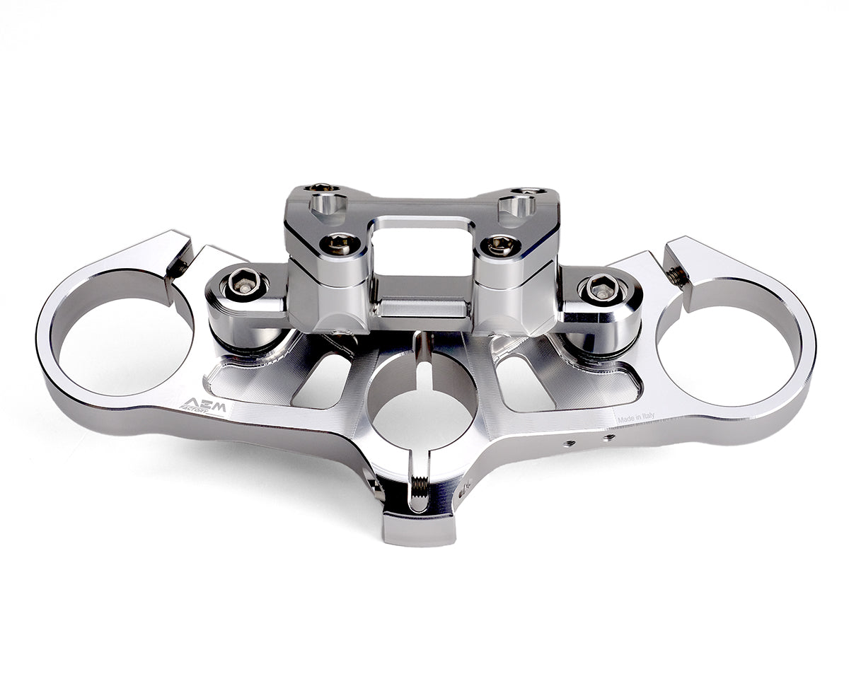 AEM Factory - Billet Triple Clamp kit for the Ducati Streetfighter V4 / S with Riser and Handlebar Clamp