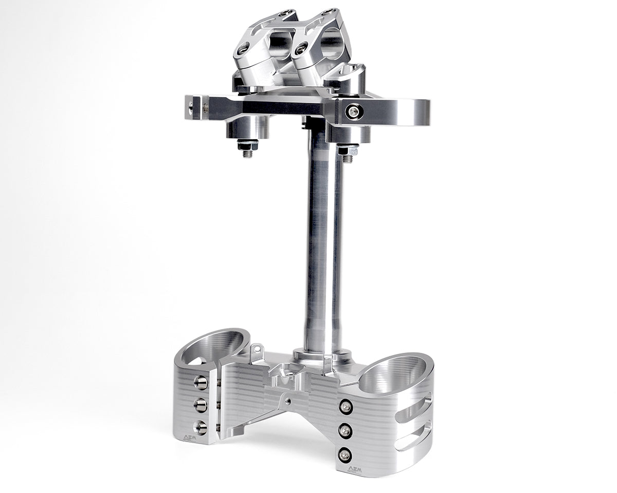 AEM Factory - Billet Triple Clamp kit for the Ducati Streetfighter V4 / S with Riser and Handlebar Clamp