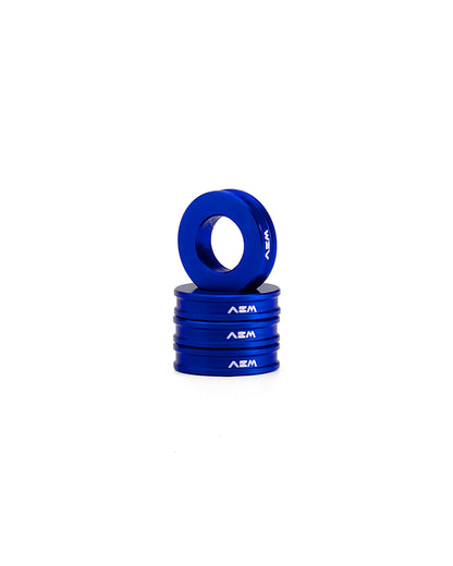 AEM FACTORY - Billet Front Brake Caliper Spacers (kit of 4) - 5mm