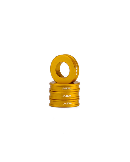 AEM FACTORY - Billet Front Brake Caliper Spacers (kit of 4) - 5mm
