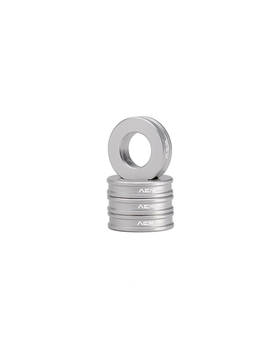 AEM FACTORY - Billet Front Brake Caliper Spacers (kit of 4) - 5mm