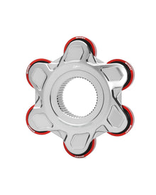 AEM FACTORY - GHOST-6 DUCATI ALUMINUM BILLET LIGHTWEIGHT HUB FLANGE AND CUSH DRIVES for Ducati Panigale / Streetfighter V4 / S / R / Speciale
