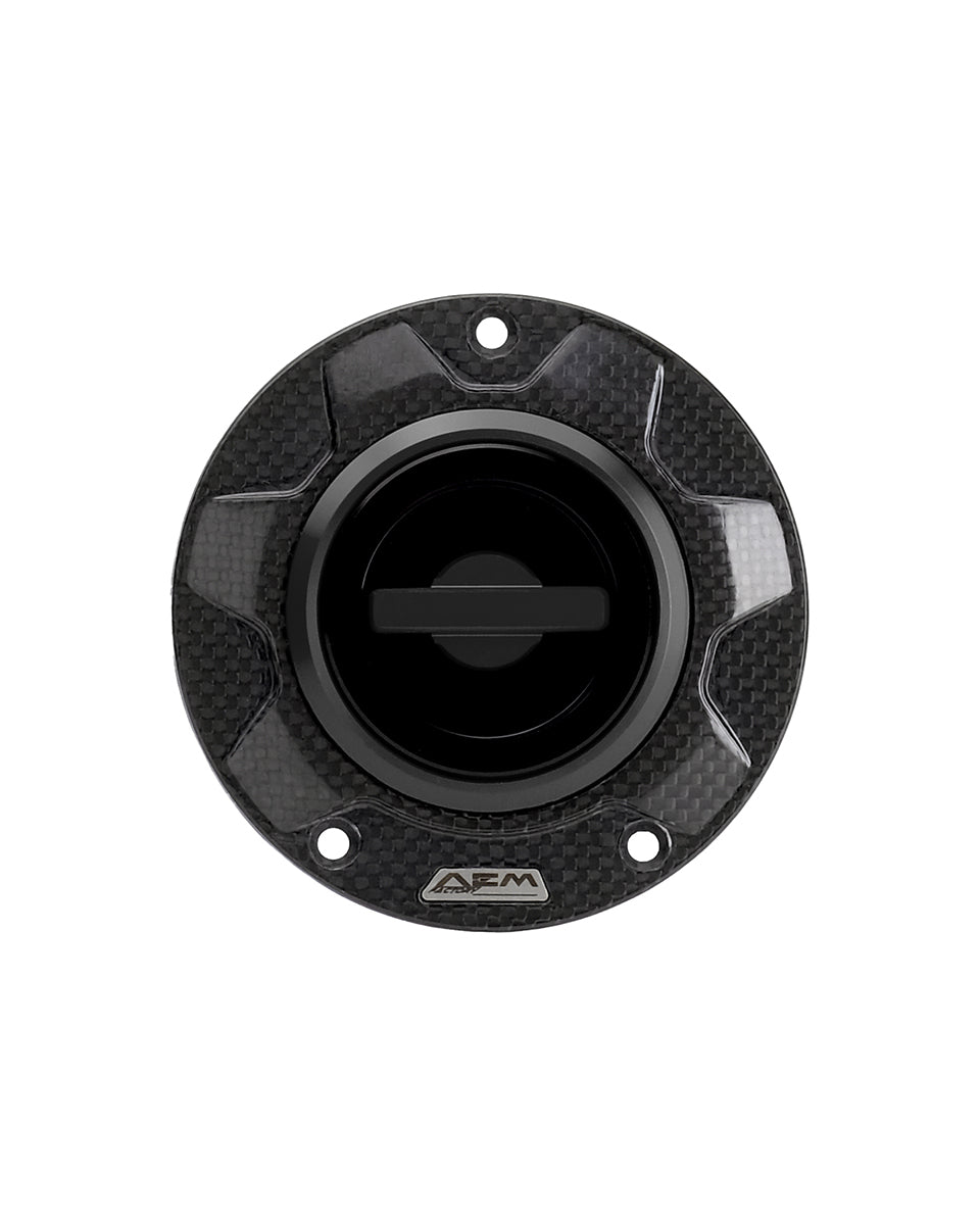 AEM FACTORY - 'CARBON GEAR' GAS CAP WITH QUICK RELEASE ACTION FOR DUCATI and MV Agusta