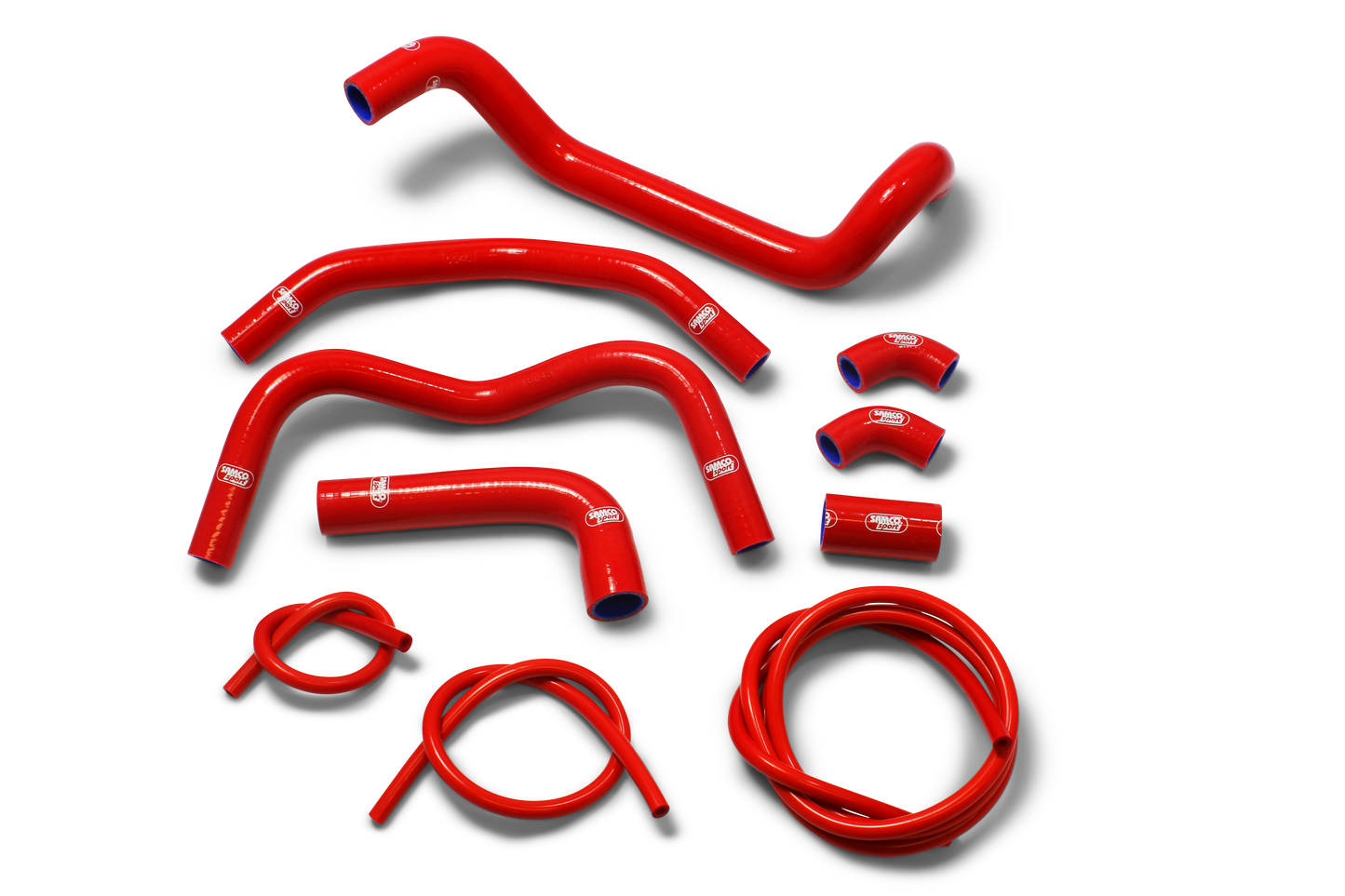 SamcoSport 10 Piece Silicone Coolant Hose Set For Ducati Multistrada V4