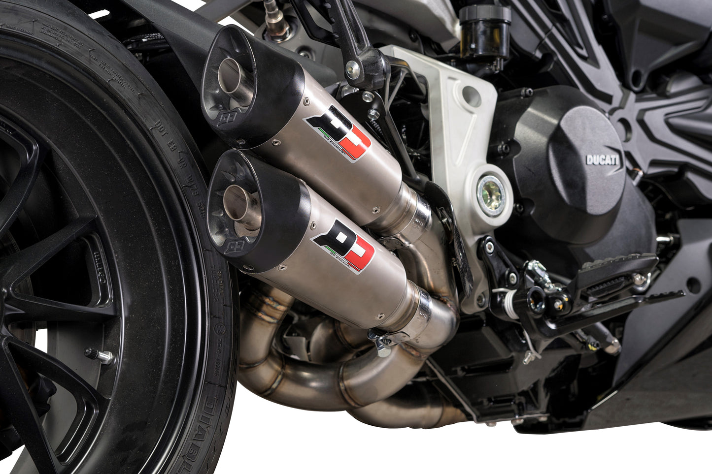 QD Exhaust Dual GunSHot 2-1-2 Exhaust - DUCATI DIAVEL 1260