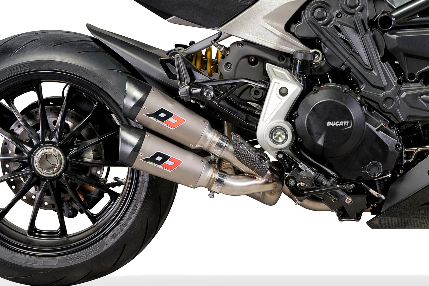 QD Exhaust Dual GunSHot 2-1-2 Exhaust - DUCATI DIAVEL 1260