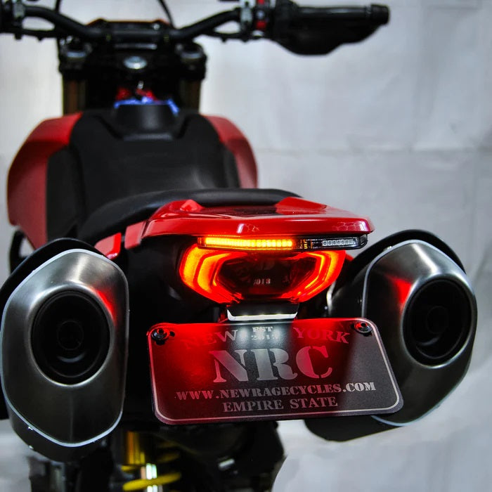 New Rage Cycles (NRC) Ducati Hypermotard 698 Mono Fender Eliminator and Rear Turn Signals