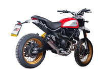 QD Exhaust Tri-CONE Titanium Muffler Half System Exhaust for the DUCATI SCRAMBLER DESERT SLED