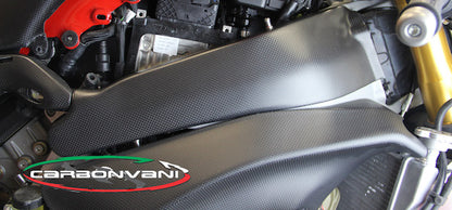 Carbonvani - Ducati Panigale / Streetfighter V4 / S / R / Speciale Carbon Fiber Frame (Fuel Tank Side) Covers