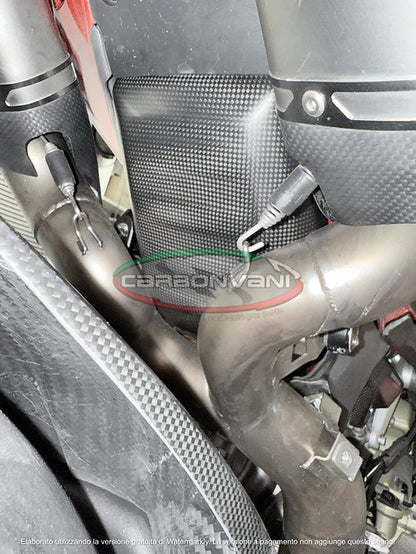 Carbonvani Carbon Fiber Lower Tank Cover for Ducati Panigale V4 (2025+)
