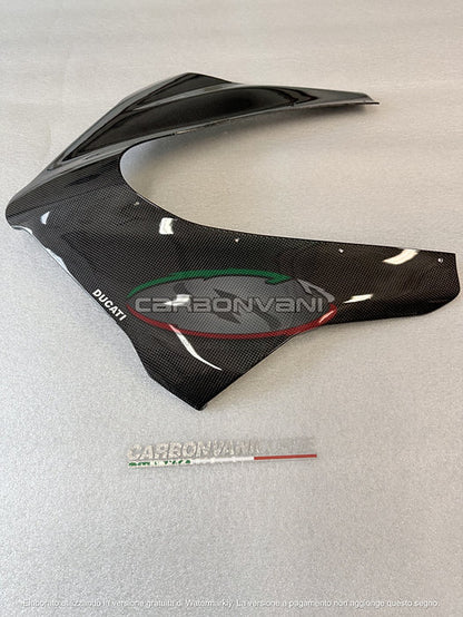Carbonvani - Ducati Panigale V4 / S Carbon Fiber Upper Front Fairing (2025+)