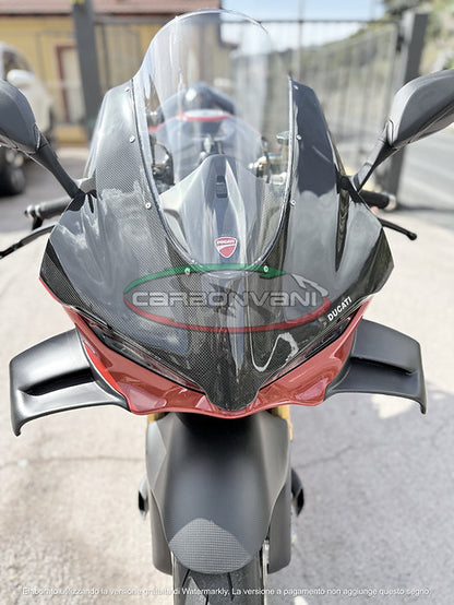 Carbonvani - Ducati Panigale V4 / S Carbon Fiber Upper Front Fairing (2025+)
