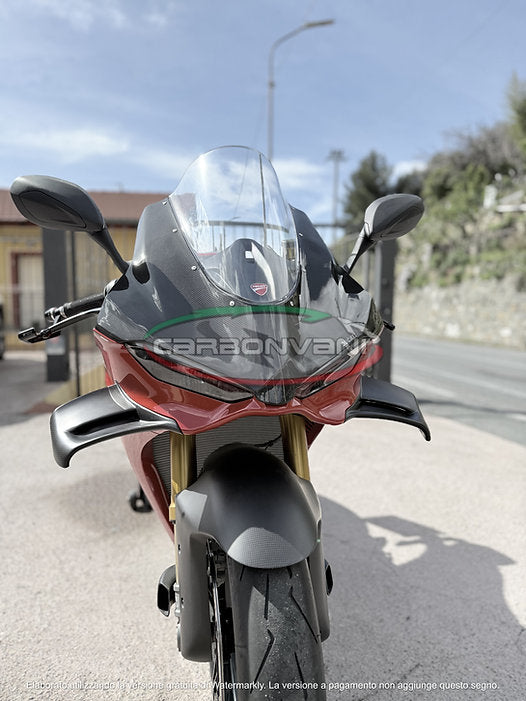 Carbonvani - Ducati Panigale V4 / S Carbon Fiber Upper Front Fairing (2025+)