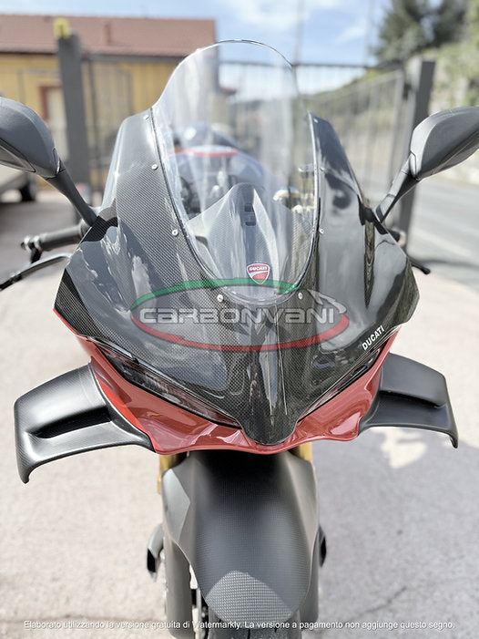 Carbonvani - Ducati Panigale V4 / S Carbon Fiber Upper Front Fairing (2025+)