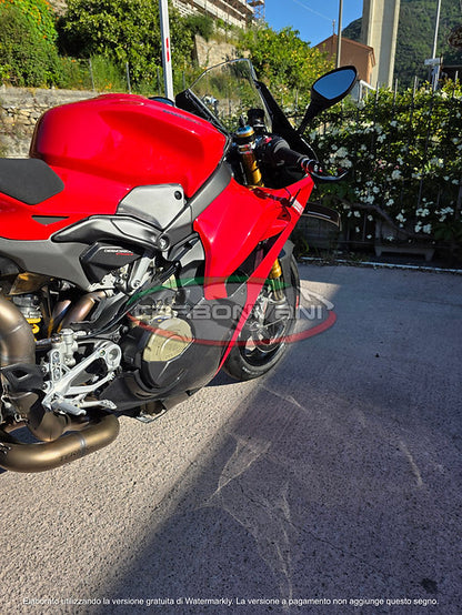 Carbonvani - Ducati Panigale / Streetfighter V4 Carbon Fiber Belly Pan Set (2025+)