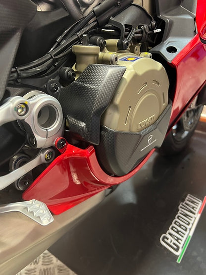 Carbonvani Carbon Fiber Upper Clutch Cover for Ducati Panigale / Streetfighter V4 V4 / S (2025+)