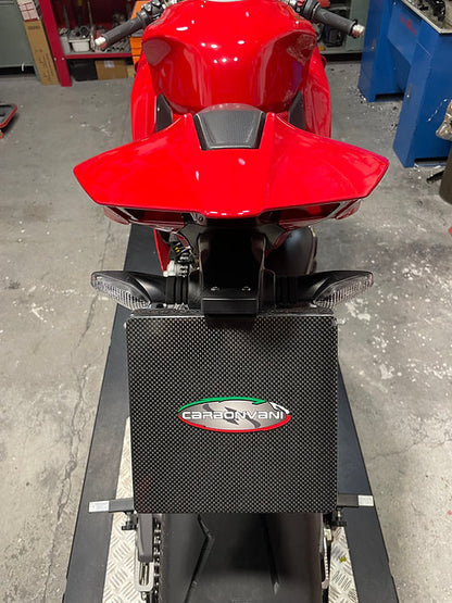 Carbonvani Carbon Fiber OE License Plate Support for Ducati Panigale V4 (2025+)