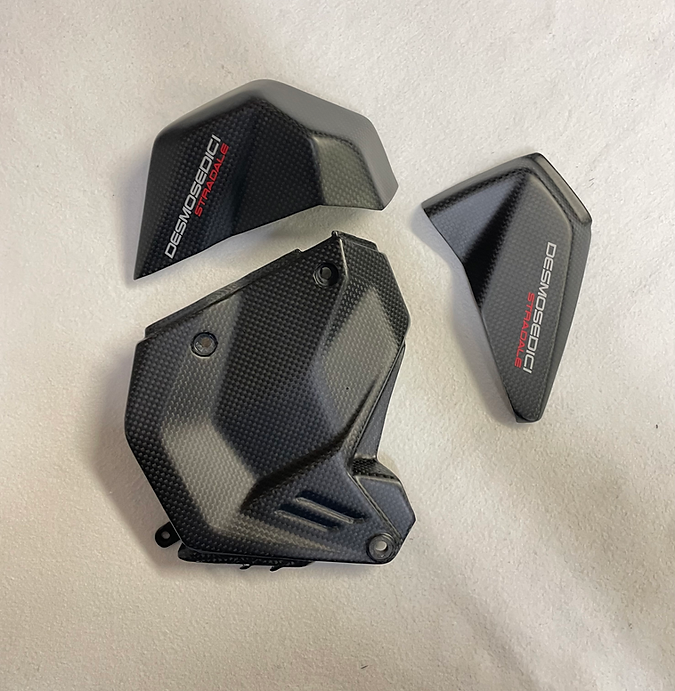 Carbonvani Carbon Fiber 3 Piece Vertical Cylinder Cover Kit for Ducati Panigale / Streetfighter V4 (2025+)