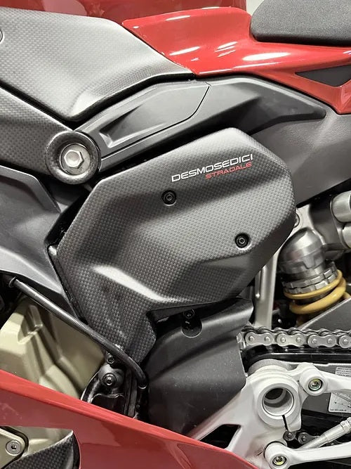Carbonvani Carbon Fiber 2 Piece Vertical Cylinder Cover Kit for Ducati Panigale / Streetfighter V4 (2025+)