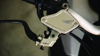 AEM FACTORY - DUCATI DIAVEL & XDIAVEL BILLET BRAKE AND CLUTCH RESERVOIR CAPS