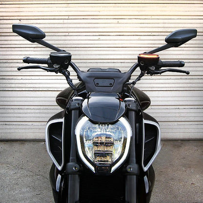 New Rage Cycles (NRC) Front Turn Signal Kit for the Ducati Diavel V4