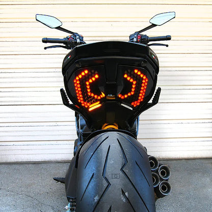 New Rage Cycles (NRC) Rear Turn Signal Kit for the Ducati Diavel V4