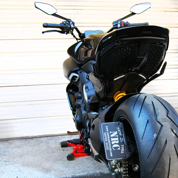 New Rage Cycles (NRC) Side Mount License Plate Kit for the Ducati Diavel V4