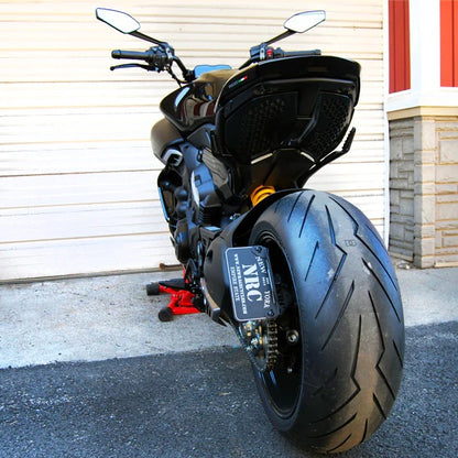 New Rage Cycles (NRC) Side Mount License Plate Kit for the Ducati Diavel V4