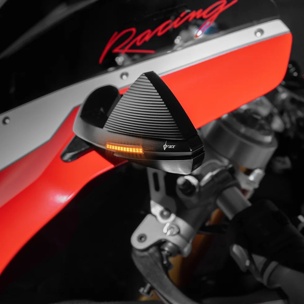 DB Race DAEMON Mirrors With Indicators for the Ducati Panigale 1299 / 959